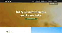 Desktop Screenshot of knikenergy.com